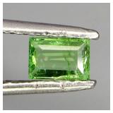 Baguette Cut Unheated Top Rich Green Tsavorite Gar