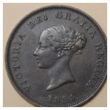 Canada NB-2B1 Victoria 1854 One Penny Token Br911