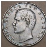 German States Bavaria 1913D 3 Marks