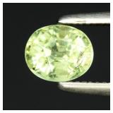 0.48ct 5x4.2mm Oval Natural Green Tourmaline - Unh