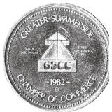 1982 Greater Summerside P.E.I Anne Trade Dollar