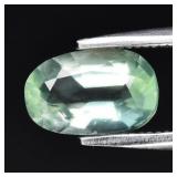 0.88ct 8x5mm Oval Natural Green Prehnite - Africa