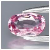 0.34ct 5x3.2mm VS Oval Natural Pink Malaya Garnet