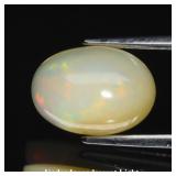 1.94ct 10.2x7.3mm Oval Natural White Opal - Color