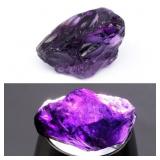 21.48ct 21.8x14.5mm Rough Natural Purple Amethyst