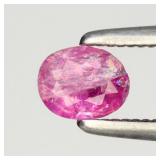 0.26ct 4.5x3.5mm Oval Natural Purplish Pink Tourma