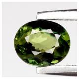 0.54ct VS Oval Natural Deep Blue Green Sapphire -
