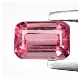 0.28ct 4.3x3mm Octagon Natural Pink Tourmaline - U