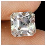 Octagon Cut Natural Peach Pink Kunzite Afghanistan