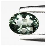 0.28ct 4.2x3.2mm VVS Oval Natural Green Sapphire -