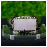 1.80ct Rectangular Natural Jadeite, pinkish lavend