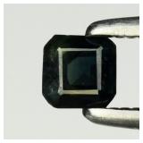 0.24ct 3.2x3mm VS Octagon Natural Green Blue Sapph