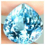 Heart Cut 100% Natural Top Sky Blue Topaz Africa 7