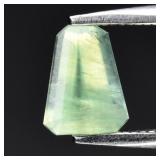 0.68ct 6.5x5mm Fancy Natural Green Prehnite - Afri