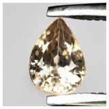 0.48ct 5x3.5mm VS Pear Natural Light Champagne Zir
