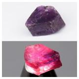 5.06ct Rough Natural Pinkish Purple Sapphire - Unh