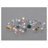 1tcw  Lot Of Fancy Colour Lab Diamonds  1.8-3.0mm