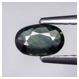 0.30ct 5.3x3.5mm VS Oval Natural Blue Green Sapphi