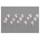 1.6tcw  15 Lab Diamonds  2.8-3.2mm