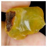 Rough Natural Unheated Yellow Crystal Opal Mexico
