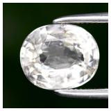 1.33ct 8x6.5mm Oval Natural Light Peach Morganite