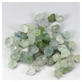 Rare Natural Green Sapphire Madagascar Rough 57pcs
