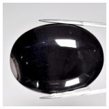 Huge! 84.88ct 40x30mm Oval Cabochon Natural Black
