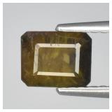 1.31ct 6.7x5.5mm Octagon Natural Green Tourmaline