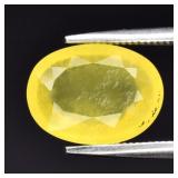 1.84ct 10.5x8mm Oval Natural Yellow Opal - Africa
