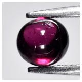 1.12ct Oval Cabochon Natural Pinkish Purple Rhodol