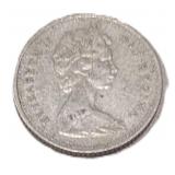 Silver 1965 Canada 10ï¿½ Coin