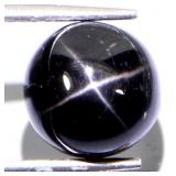 Round Natural Unheated Sharp 4 Rays Black Star Dio