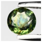 0.31ct 4x2mm Oval Natural Blue Green Sapphire - He