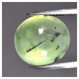 12.29ct Oval Cabochon Natural Green Prehnite with