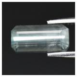 0.96ct 8.3x4mm Octagon Natural Green Prehnite - Af