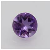 1.1-1.45ct Round Cut Amethyst