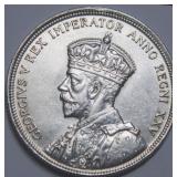 Canada Silver Dollar 1935 Double XXV