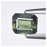 0.42ct 4.5x3.5mm VS Octagon Natural Green Sapphire