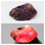 9.19ct Rough Natural Pinkish Purple Sapphire - Unh