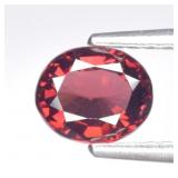 1.09ct 6x5mm VS Oval Natural Purplish Pink Rhodoli