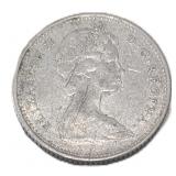 Silver 1966 Canada 10ï¿½ Coin