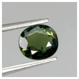 Oval Cut Natural Green Blue Sapphire Australia 1.1