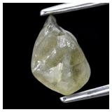 1.48ct 8.3x5.5mm Rough Green Sapphire Gemstone Unh