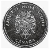 1986 Amherst Nova Scotia Canada Trade Dollar