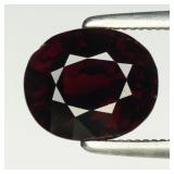 2.79ct VS Oval Natural Deep Orangish Red Spessarti
