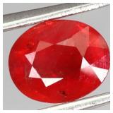 Rare Oval Natural Top Padparadscha Sapphire Tanzan