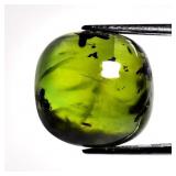 13.53ct Cushion Cabochon Natural Green Prehnite wi