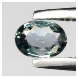 0.19ct 4x3mm VVS Oval Natural Green Sapphire - Unh