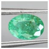 Oval Cut 100% Natural Unheated Top Green Emerald B
