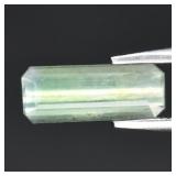 0.99ct 10x4mm Octagon Natural Green Prehnite - Afr